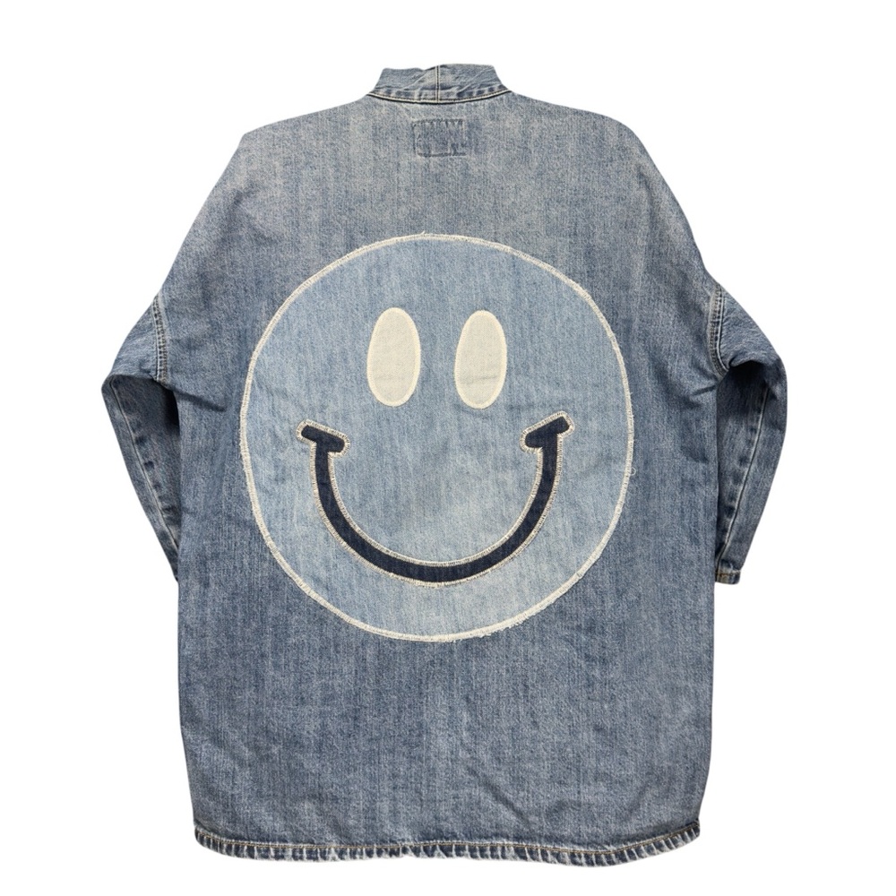 Lucky Brand Light Wash Kimono Denim Jacket, size XSmall